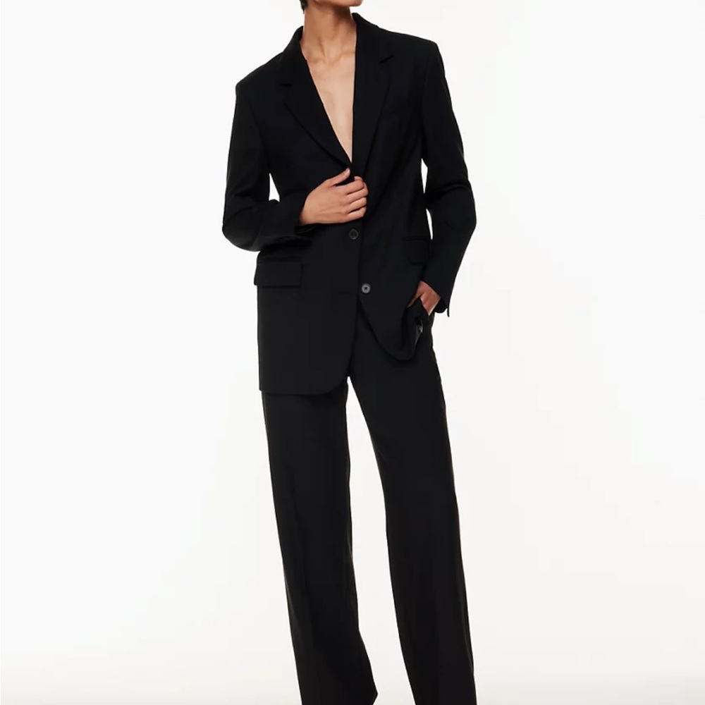 ARITZIA - BABATON - AGENCY BLAZER - BLACK - XS - dry cleaned